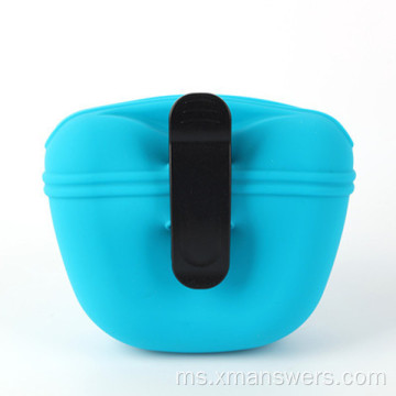 Custom Silicone Dog Makanan Bagtraining Bag Pinggang